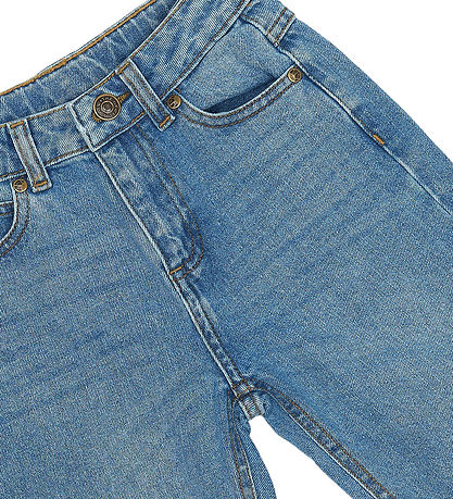 The New Jeans - Straight Fit - TnPrue - Light Blue Denim w. Brod