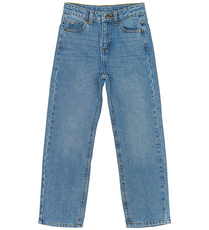 The New Jeans - Straight Fit - TnPrue - Light Blue Denim w. Brod