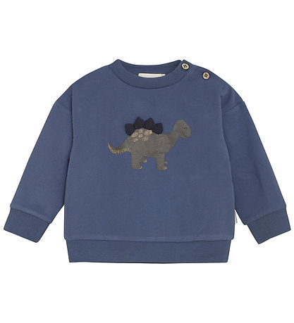 Minymo Sweatshirt - Vintage Indigo m. Dino Minymo Sweatshirt - Vintage Indigo m. Dino