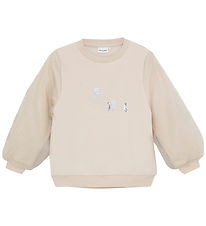 Minymo Sweatshirt - Smoke Gray w. Silver/Tyl Minymo Sweatshirt - Smoke Gray w. Silver/Tyl