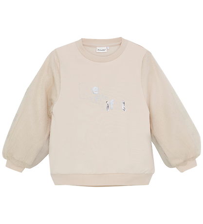 Minymo Sweatshirt - Smoke Gray w. Silver/Tyl