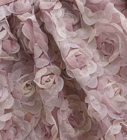 Minymo Tulle Skirt - Woodrose w. Flowers