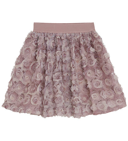 Minymo Tulle Skirt - Woodrose w. Flowers