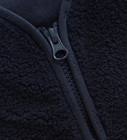 Minymo Fleece Vest - Teddy - Parisian Night Minymo Fleece Vest - Teddy - Parisian Night