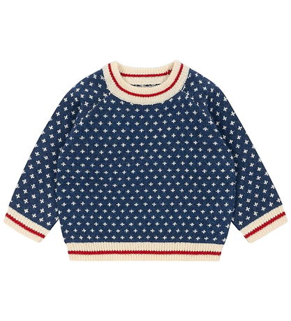 Konges Sløjd Bluse – Wolle – Strick – Billi – Blau Konges Sløjd Bluse – Wolle – Strick – Billi – Blau