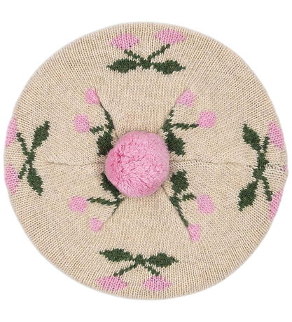 Konges Sløjd Beanie - Beret - Wool - Belou - Cherry Konges Sløjd Beanie - Beret - Wool - Belou - Cherry