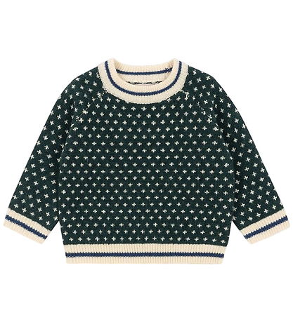 Blouse Konges Sløjd - Laine - Tricoté - Billi - Vert Blouse Konges Sløjd - Laine - Tricoté - Billi - Vert