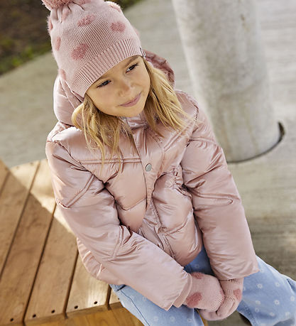 Minymo Puffer Jacket - Shiny - Misty Rose