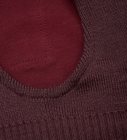 Minymo Balaclava - Wool/Acrylic - 2-layer - Catawba Grape