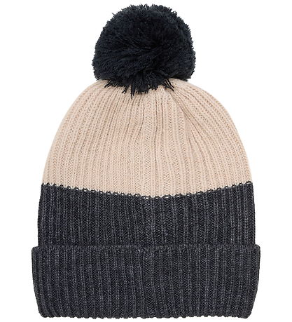 Minymo Beanie w. Fleece - Wool/Acrylic - Tap Shoe w. Pom-Pom Minymo Beanie w. Fleece - Wool/Acrylic - Tap Shoe w. Pom-Pom