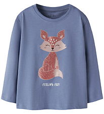 Name It Tröja - NmfVeen - Blue Ice/Foxy Name It Tröja - NmfVeen - Blue Ice/Foxy