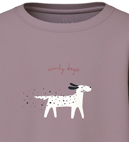 Blouse Name It - NmfVeen - Champignon/Jours venteux
