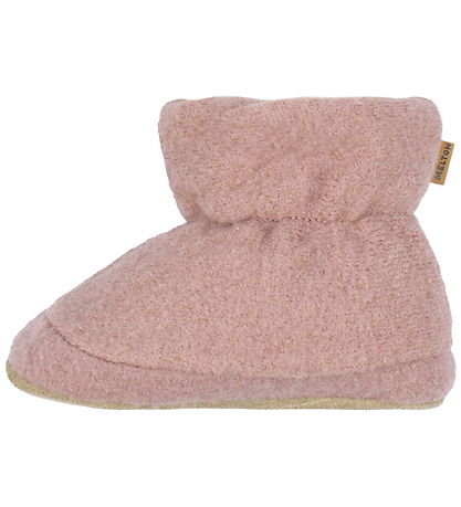 Melton Pantoffels - Wol - Fawn Melton Pantoffels - Wol - Fawn