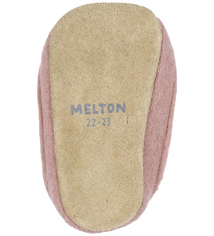 Melton Pantoffels - Wol - Fawn Melton Pantoffels - Wol - Fawn
