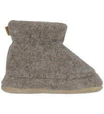 Melton Slippers - Wool - Denver Melange Melton Slippers - Wool - Denver Melange