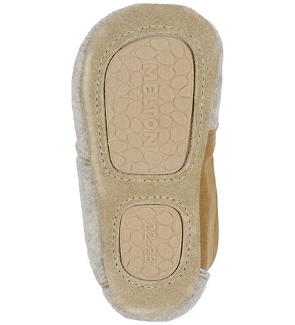 Melton Slippers - Beige Melange