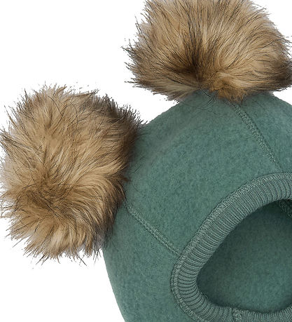 Mikk-Line Balaclava - Wool - Single Layer - Conditioner Green w.