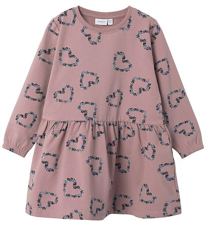Robe en Molleton Name It - NmfOlukria - Champignon av. Cœurs