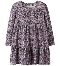 Name It Dress - NmfOalia - Burnished Lilac w. Flowers Name It Dress - NmfOalia - Burnished Lilac w. Flowers