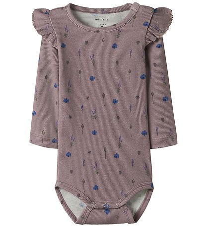Name It Bodysuit l/s - NbfOhio - Toadstool w. Flowers Name It Bodysuit l/s - NbfOhio - Toadstool w. Flowers