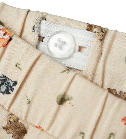 Name It Trousers - NbmOforest - Peyote Melange w. Animals