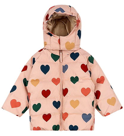 Konges Sløjd Puffer Jacket - Nuka - Coeur Rose Coloré Konges Sløjd Puffer Jacket - Nuka - Coeur Rose Coloré