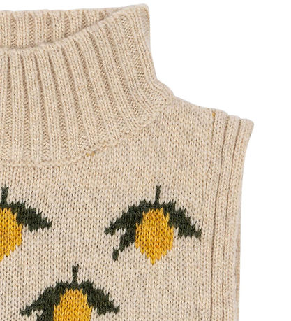Konges Sløjd Neck Warmer - Wool - Knitted - Belou - Lemon