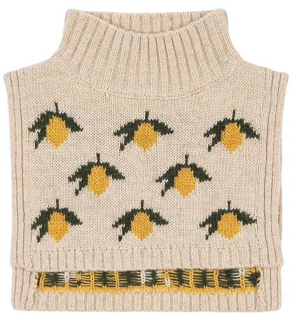 Konges Sløjd Neck Warmer - Wool - Knitted - Belou - Lemon