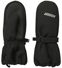 Name It Mittens w. Wool fleece - NknSnow10 - Black Name It Mittens w. Wool fleece - NknSnow10 - Black