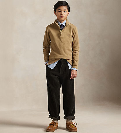 Polo Ralph Lauren Blússa - Prjónað - Camel Polo Ralph Lauren Blússa - Prjónað - Camel