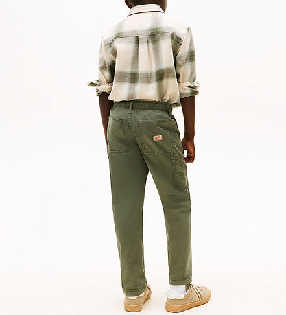 Tommy Hilfiger Trousers - Cargo - Pewter Green