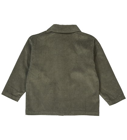 Müsli Hemd - Cord - Deep Green