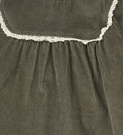 Müsli Kleid - Cord - Deep Green
