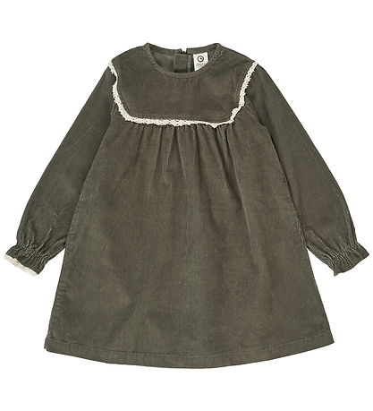 Müsli Kleid - Cord - Deep Green