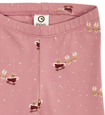 Müsli Leggings - Weihnachten - Nostalgie Rose/Cabernet/Spülung C