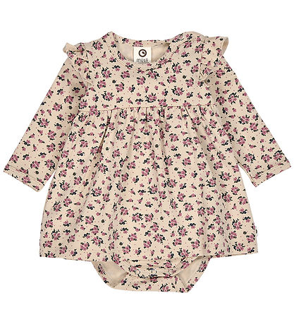Müsli Bodykleid l/ä - Zinna - Oak/Nostalgie Rose/Deep Green