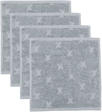 Müsli Washcloths - 4-Pack - Jasmin Blue Müsli Washcloths - 4-Pack - Jasmin Blue