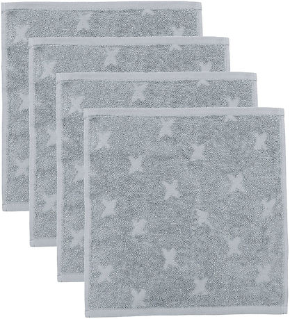 Müsli Waschlappen - 4er-Pack - Jasmin Blue