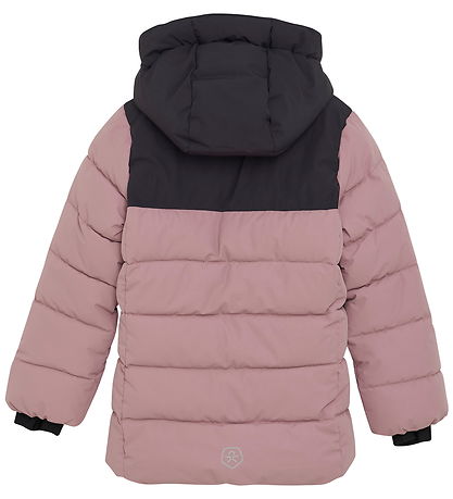 Color Kids Puffer Jacket - Quilt - Woodrose