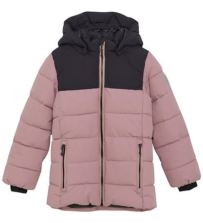 Color Kids Puffer Jacket - Quilt - Woodrose