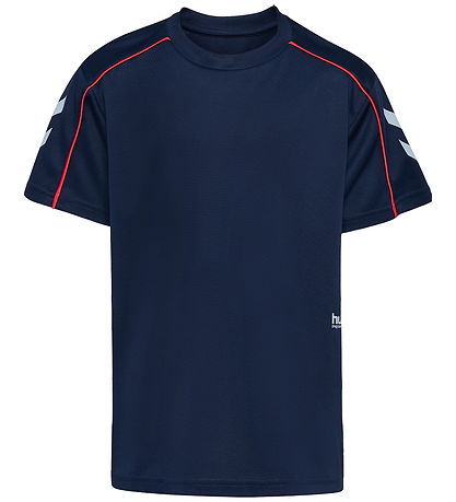 Hummel T-shirt - hmlJR Performance - Dress Blues Hummel T-shirt - hmlJR Performance - Dress Blues