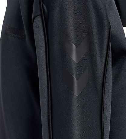 Hummel Hoodie - hmlJR Performance - Interlock Hoddie - Ebony Hummel Hoodie - hmlJR Performance - Interlock Hoddie - Ebony