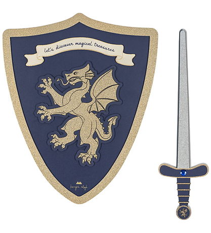 Konges Sløjd Costume - Sword/Shield - Midnight Navy