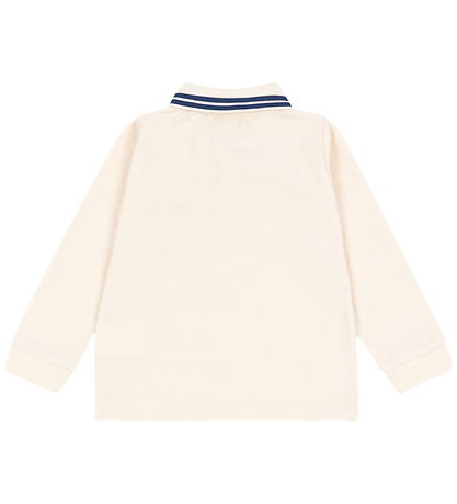 Konges Sløjd Pólóskyrta - Piqué - Florian - Antique White