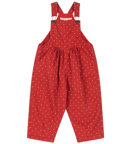 Konges Sløjd Overalls - Denim - Nola - Strawberry Dot Konges Sløjd Overalls - Denim - Nola - Strawberry Dot