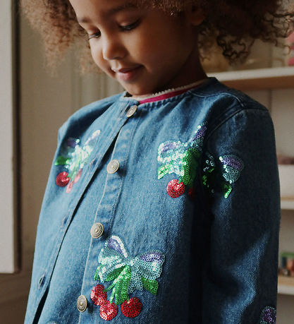 Konges Sløjd Denim Jacket - Magot - Amarena Sequin Konges Sløjd Denim Jacket - Magot - Amarena Sequin