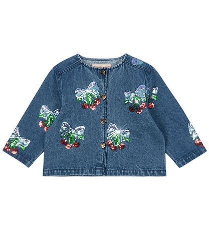Konges Sløjd Denim Jacket - Magot - Amarena Sequin Konges Sløjd Denim Jacket - Magot - Amarena Sequin