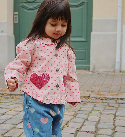 Konges Sløjd Denim Jacket - Nola - Berry Heart