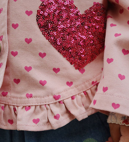 Konges Sløjd Denim Jacket - Nola - Berry Heart