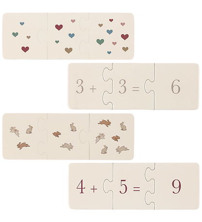 Konges Sløjd Jigsaw Puzzle - 27 Bricks - Puzzle Math - Multi Konges Sløjd Jigsaw Puzzle - 27 Bricks - Puzzle Math - Multi